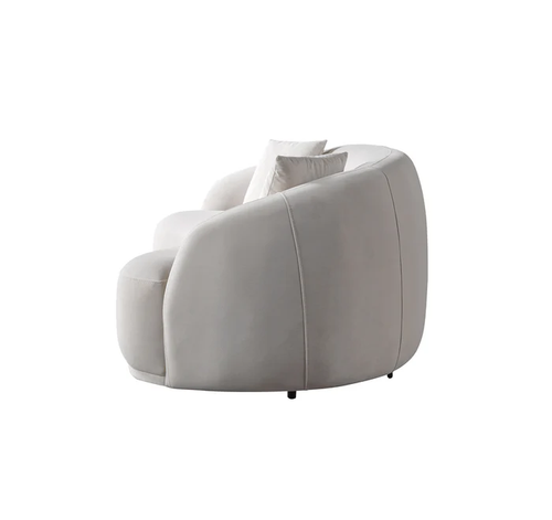 Bonita Ivory Velvet Living Room Set