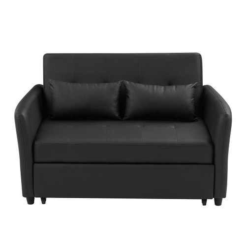 Convertible Sleeper Sofa Bed With 3 USB Ports
