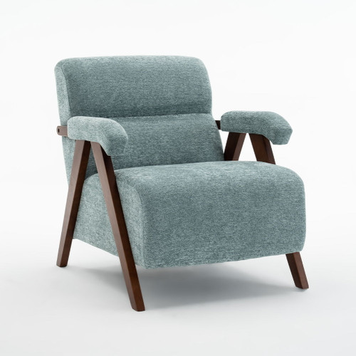 Modern Accent Chair With Tufted Armchair For Reading Room