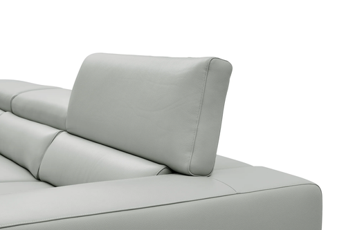 Nella Sectional Sofa in Italian Leather Match