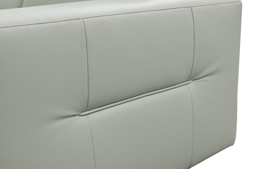 Noel Italian Leather Power Reclining Sectional with Chaise