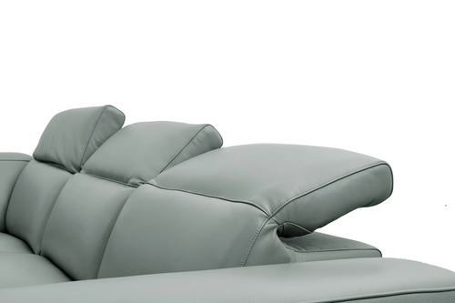 Holly Italian Leather Power Reclining Corner Sectional