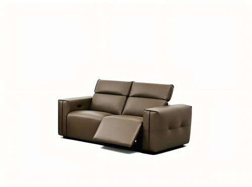 Ember Italian Leather Power Reclining Sofa and Loveseat Set