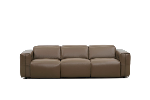 Ember Italian Leather Power Reclining Sofa and Loveseat Set