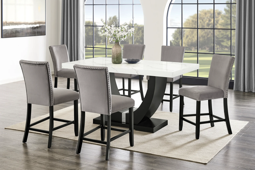 Larry 7PC Counter Height Dining Set D181 by New Era Innovations