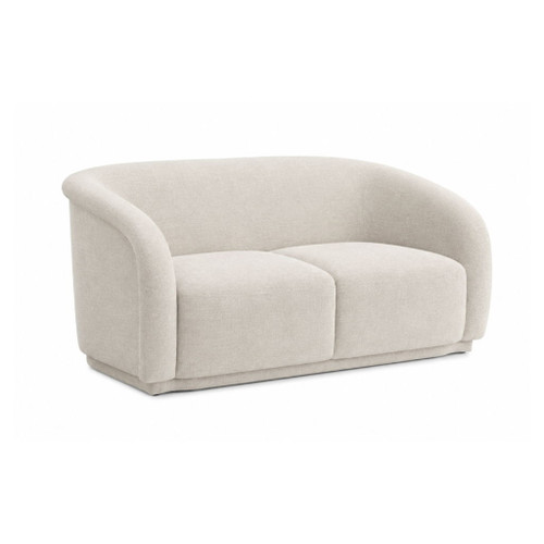 Yara - Distressed Chenille Loveseat - Sand