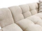 Lis Ivory Boucle LAF 115" Sectional