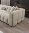 Lis Ivory Boucle LAF 115" Sectional