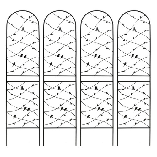 Garden Rustproof Trellis For Climbing Plants