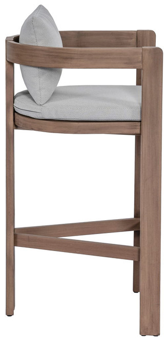 Newport - Water Resistant Fabric Upholstered Outdoor Patio Bar Stool
