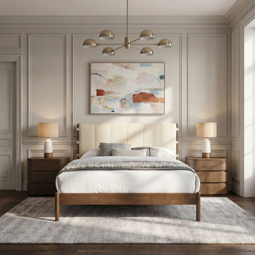 Arielle - Vegan Leather Upholstered Bed