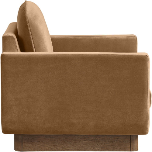 Diviento - Velvet Performance Fabric Upholstered Accent Chair