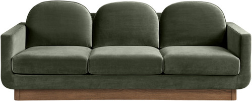 Diviento - Velvet Performance Fabric Upholstered Sofa