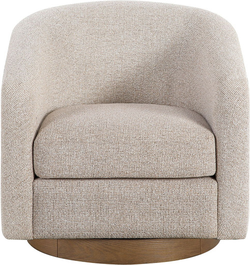 Modra - Performance Fabric Upholstered Swivel Accent Chair