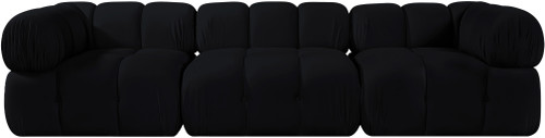 Orin - Velvet Performance Fabric Upholstered 3 Piece Modular Sofa
