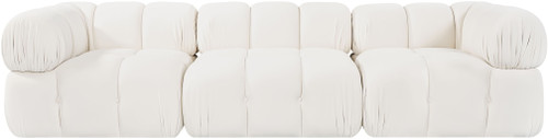 Orin - Velvet Performance Fabric Upholstered 3 Piece Modular Sofa