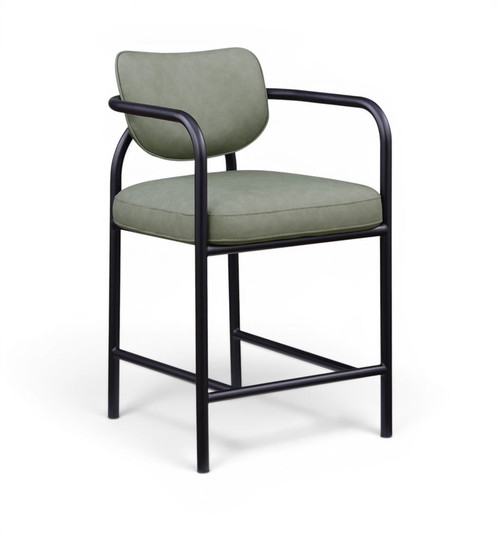Serava - Vegan Leather Upholstered Bar Stool