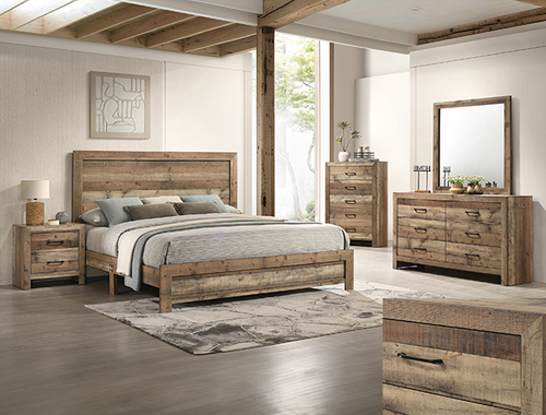 Elmer Wood Panel Bed B9340 by Crown Mark