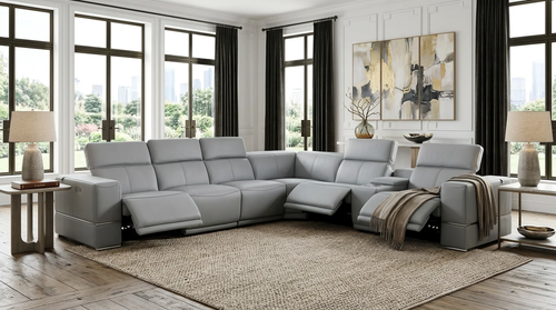 Franco II 7PC Power Reclining Sectional with 3-Power Head/Foot MI-1125 by New Era Innovations