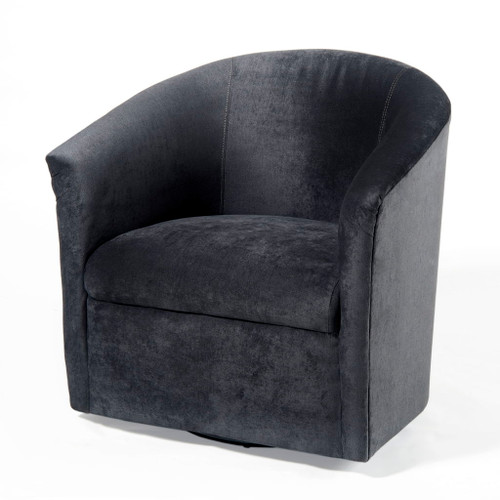 Eden - Swivel Chair With Upholstery And Hardwood Frame