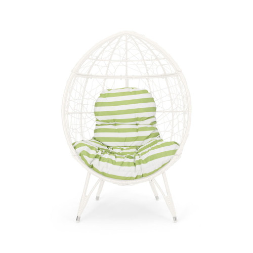 Cosmos - Round Hammered Iron Teardrop Chair