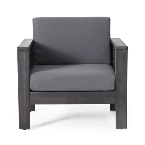 Slat Design Club Chairs With Cushions