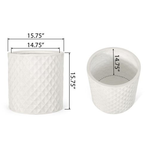 Planter - Antique White