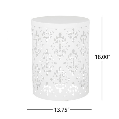 Outdoor Metal Modern Design End Table