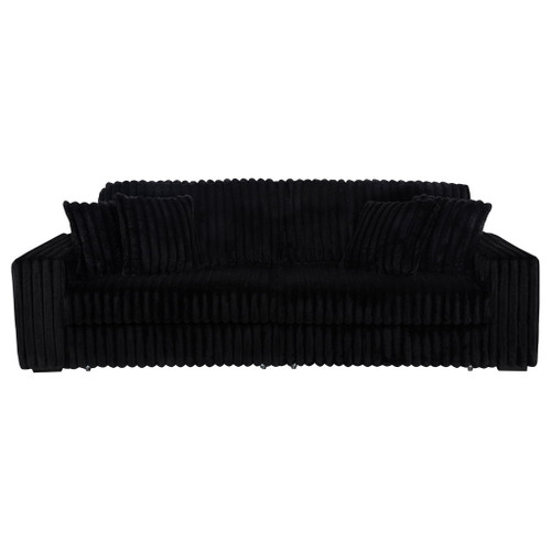 Clifford - Upholstered Dual Power Chaise Sofa - Black