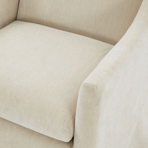 Luisa - Skirted Swivel Accent Chair