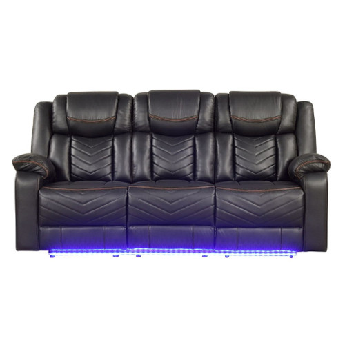 Challenger - LED Power Recliner Sofa