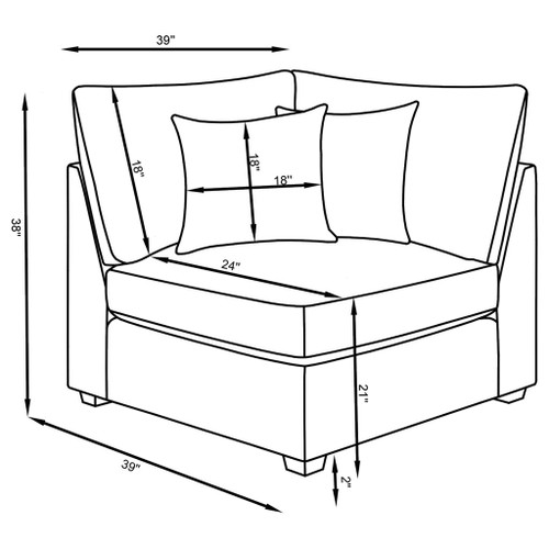 Austin - Chair With Pillows