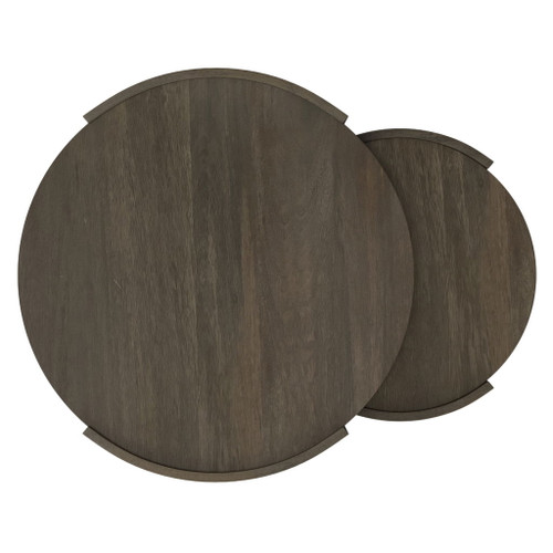 Robin - 2 Piece Nesting Table - Gray
