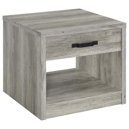 Nuberg - 1 Drawer Table - Gray