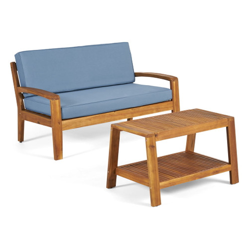 2 Piece Conversation Set, Loveseat & Coffee Table