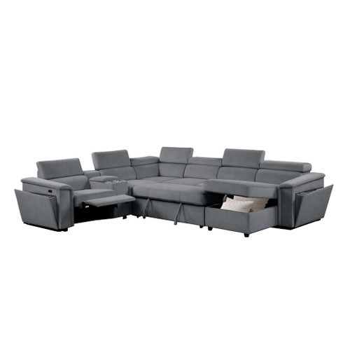 Harvey - Power Recliner Sleeper Sectional