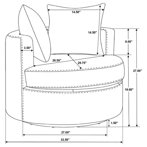 Quinn - Swivel Accent Chair