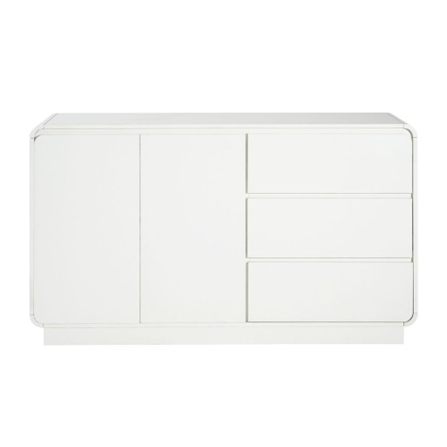 Sideboard, Wide Storage With 2 Doors And 3 Drawers