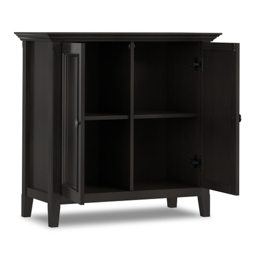 Amherst - 2 Door Storage Cabinet & Adjustable Shelving - Brown