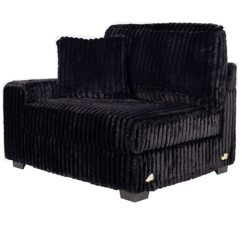 Contemporary Style Chair With Cup Holder Armrest