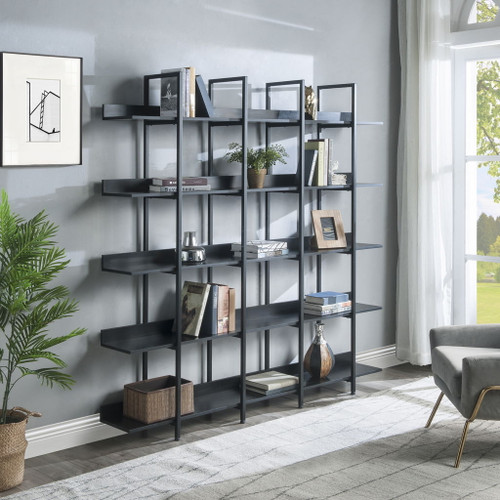 Vintage Industrial 5 Tier Bookcase