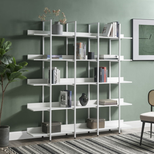 Vintage Industrial 5 Tier Bookcase