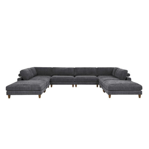 Modern Modular Sectional With Adjustable Back Support