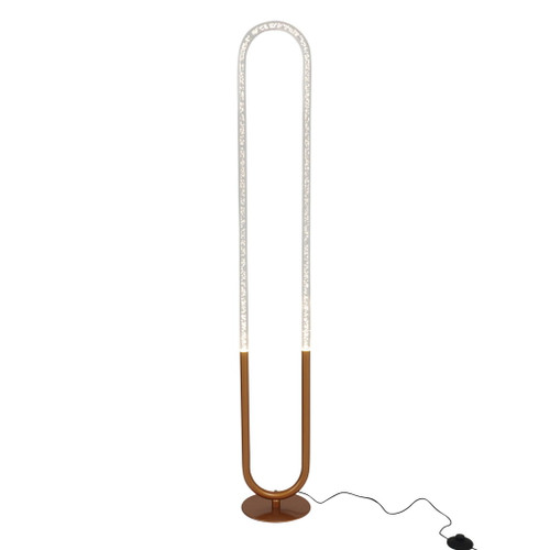Zeon - LED Floor Lamp, 110 - 120V - Bronze