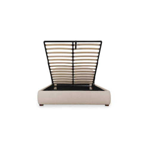 Colin - King Storage Bed - Light Brown