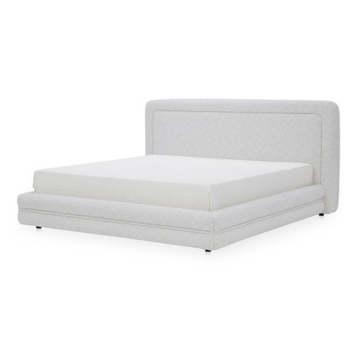 Tory - King Bed Pebble - Pebble