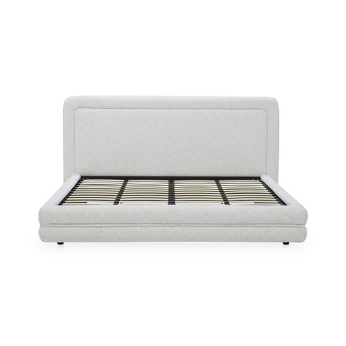 Tory - King Bed Pebble - Pebble