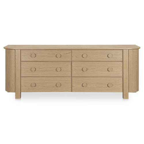 Loren - 6 Drawer Dresser - Natural