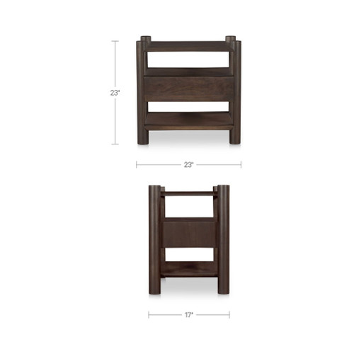 Devin - Nightstand - Brown