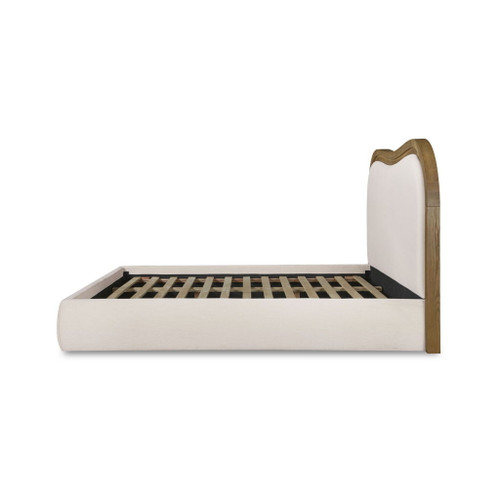 Camilla - King Bed - Oat / White / Beige
